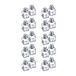 Westmark Mini-kruidenstrooiers, 10 sets van 2 stuks, inhoud: elk 10 ml, roestvrij staal/glas, zilver/doorzichtig, 630722E2