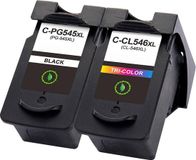 Inktkenners Huismerk Inktcartridges voor Canon PG-545XL + CL-546XL - Zwart & Tri-color - Geschikt voor Canon Pixma MG2950, MG3051, MG3053, MX495, IP2850, TS3150, TS3450, TS3451 en TS3355 545/546