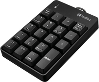 Sandberg USB Wired Numeric Keypad - Black