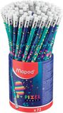 Maped potloden PIXEL PARTY, driehoekig, met gum, HB, 72 stuks
