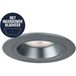 Pragmi Spot Armatuur GU10 - Pragmi GU10 Inbouwspot met Bladveren - Rond - Gunmetal - Aluminium - Ø93mm