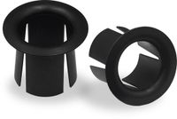 DULA Wikkelfolie dispenser - Kunststof doppen voor handwikkelfolie - Stretchfolie dispenser zwart - 2 stuks