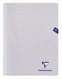 Clairefontaine 303382C Mimesys Geniet schrift - 24x32 cm - 70 Blad geruit 5x5 mm - Wit papier 90 g - Polypro omslag - Willekeurige kleur