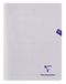 Clairefontaine 303382C Mimesys Geniet schrift - 24x32 cm - 70 Blad geruit 5x5 mm - Wit papier 90 g - Polypro omslag - Willekeurige kleur