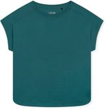 Schiesser Mix+Relax pyjamatop groen korte mouw 100% katoen maat L