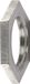 HellermannTyton 166-50105 ALNPB-M40 Tegenmoer Metaal Messing 1 stuk(s)