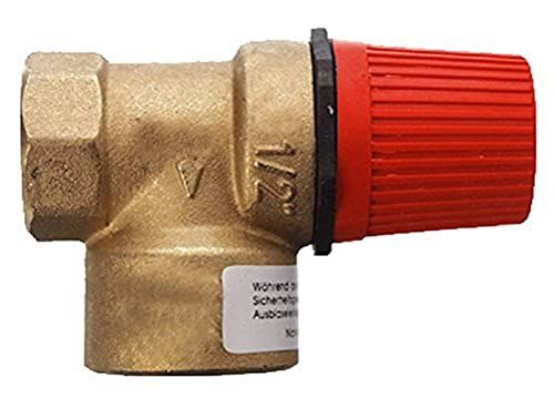 Cornat T593710 veiligheidsventiel, 1/2 inch -2,5 bar