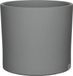 Mica Decorations Era pot rond donkergrijs relief H7 x D7 cm