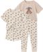 Vertbaudet Set van 2 pyjama's met berenprint, korte en lange mouwen