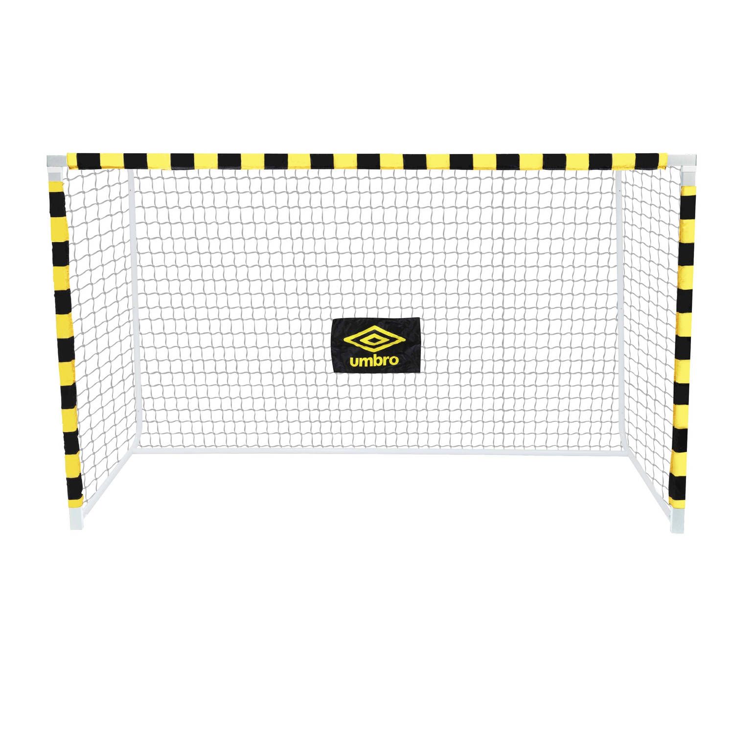 Umbro Voetbaldoel - 300 x 200 x 110 cm - Metaal - Zwart/Geel