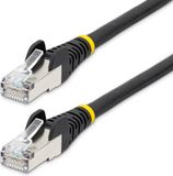 Startech 3m Cat6a Ethernet Kabel, LSZH, S/FTP, 100W PoE++, Zwart