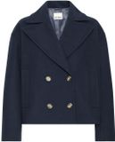 Ichi Jamie Jacket Total Eclipse Solid Blauw Polyester Dames 38