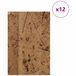 vidaXL Panneaux décoratifs 12 pièces vieux bois 40 x 60 x 0,27 cm bois travaillé