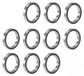 Merkloos Icecat 10-delige Set van 6703-2RS Ballagers met Dubbele Rubber Seal