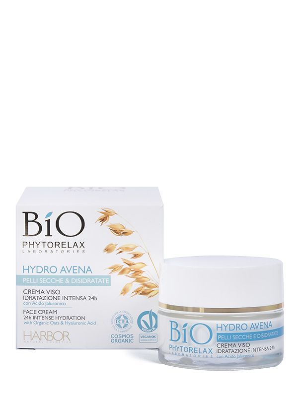 Phytorelax Bio Hydro Avena 24H Intense Hydration Face Cream with Organic Oats & Hyaluronic Acid 50ml