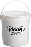 VIGOR walnootschuurmiddel V7550-10, 10 kg, korrelgrootte 800 µm, voor V7550, biologisch, stofarm, voor zachte reiniging van aanzuigkanalen en oppervlakken