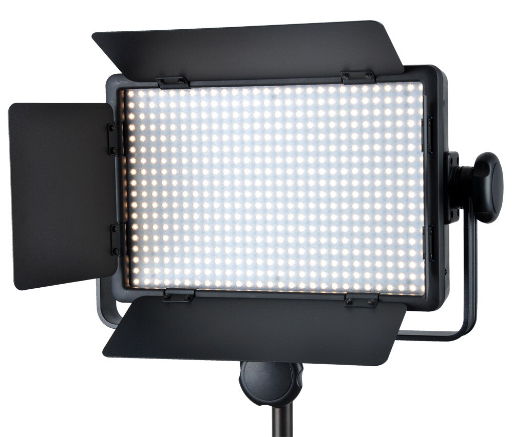 Godox professionele krachtige LED camera verlichting - LED 500C - met barndoor professionele krachtige LED camera verlichting - LED 500C - met barndoor