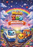 Mein Zug Malbuch für Kinder ab 3 Jahren: 36 süße Zug Motive zum Ausmalen | schnelle Züge, alte & neue Eisenbahnen • große, klare Linien • jede Seite ... Kreativität, Feinmotorik & Konzentration