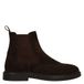 Manfield suède chelsea boots - donkerbruin