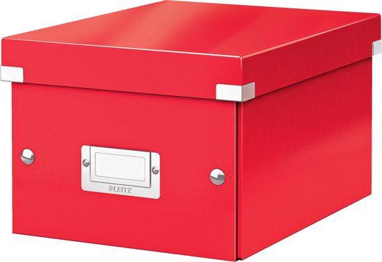 Leitz WOW Click & Store Kleine Opbergdoos - Rood