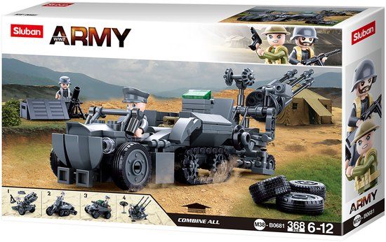 Sluban Army - Gecombineerd Set Duits - 6938242955526