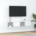 Maison Exclusive - Meuble TV 2 portes blanc 60x31x25,5 cm panneau dérivé du bois