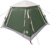 vidaXL Instant Tent met Rainfly voor 3 Personen Groen