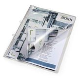 Durable 251219 Kijkglas nietapparaat helder A4 van zachte folie, voor A4, 223 x 313 mm, transparant, verpakking van 25 stuks