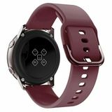 By Qubix - Siliconen sportband - Bordeaux - geschikt voor Huawei Watch 5 - 46mm