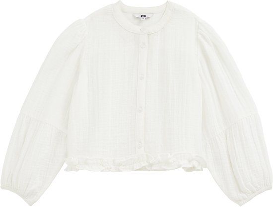 WE Fashion Meisjes blouse met structuur
