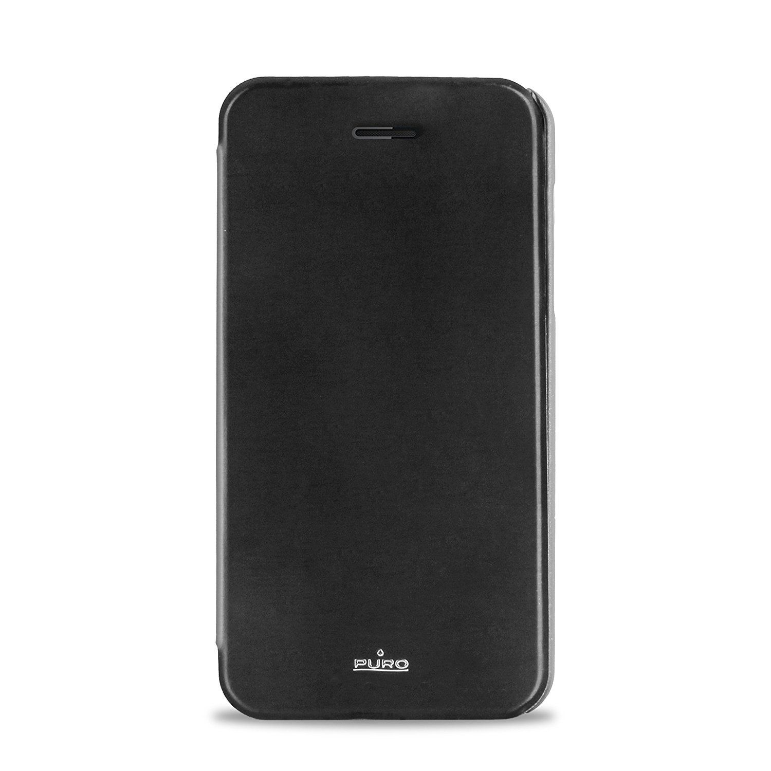 Puro Wsunsetbookcblk - Mobiele telefoon behuizing - Zwart