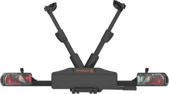 Spinder TX2 Fietsendrager - 2 Fietsen - Trekhaakdrager - 60 kg - Staal