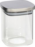 Gerimport Voorraadpot 1100ml Glas en RVS Deksel