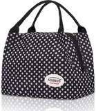 Sac isotherme pliable isolant sans marque - Pois noirs 8,5 litres