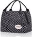 Sac isotherme pliable isolant sans marque - Pois noirs 8,5 litres