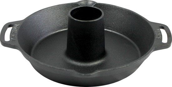 Valhal Outdoor Chicken Sitter - Gietijzeren Gevogeltepan - Zwart - Ø 28 cm