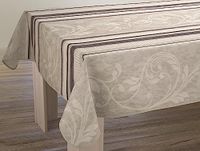 Le linge de Jules Tafelkleden, polyester, beige, rechthoekig 150x240 cm