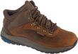 Skechers Boot-MEROE Pikeman cheville, cuir/synthétique marron, 8.5 UK, Cuir Synthétique Marron, 42.5 EU