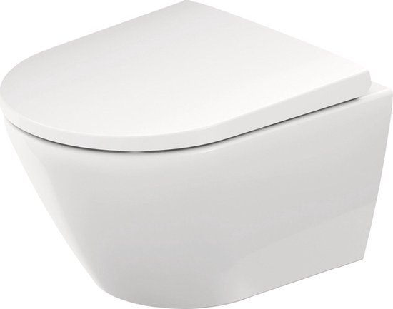Duravit D-Neo Closetcombinatie 45880900A1 | Modern | RVS | 5 jaar garantie