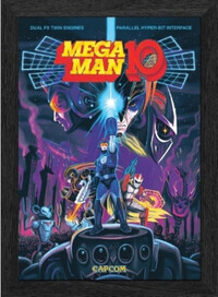 Level Up Labs Pixel Frames Plax - Mega Man 10: Robot Crisis (30cm x 25cm)