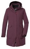 killtec Damen Funktionsparka dames Parka/jas waterdicht met afritsbare capuchon