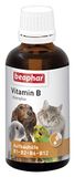 BEAPHAR - Vitamine B-complex voor honden, katten, knaagdieren, vogels - vitamine-opbouwkuur B1, B2, B6, B12 - Ondersteunt de afweer - eetlustrekkend - Verhoogt het welzijn - 50 ml