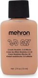 Mehron 3-D Gel voor het maken van wonden en littekens - lichte beige - 15 ml