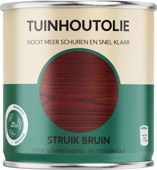 Enzo Tuinhoutolie Struik Bruin 750 ml