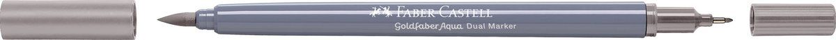 Faber-Castell Goldfaber Duo aquarelmarker - warmgrijs III 272 - brush / 0,4mm - FC-164672