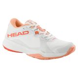 HEAD Women's Motion Team Padelschoenen, wit/koraal, EU 42