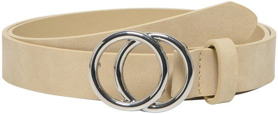 ONLY CARMAKOMA CARRASMI Faux Leather Jeans Belt Gravel Polyester Women's
