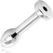 Merkloos / Sans marque Black Label Teardrop Penis Plug RVS