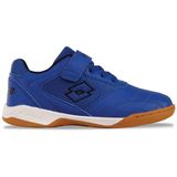 Lotto WHIZER K lage kindersneaker blauw/zwart