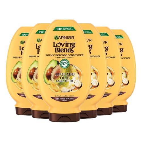 Garnier Loving Blends Avocado Oil & Shea Butter Conditioner - 6x 250ml - Value Pack